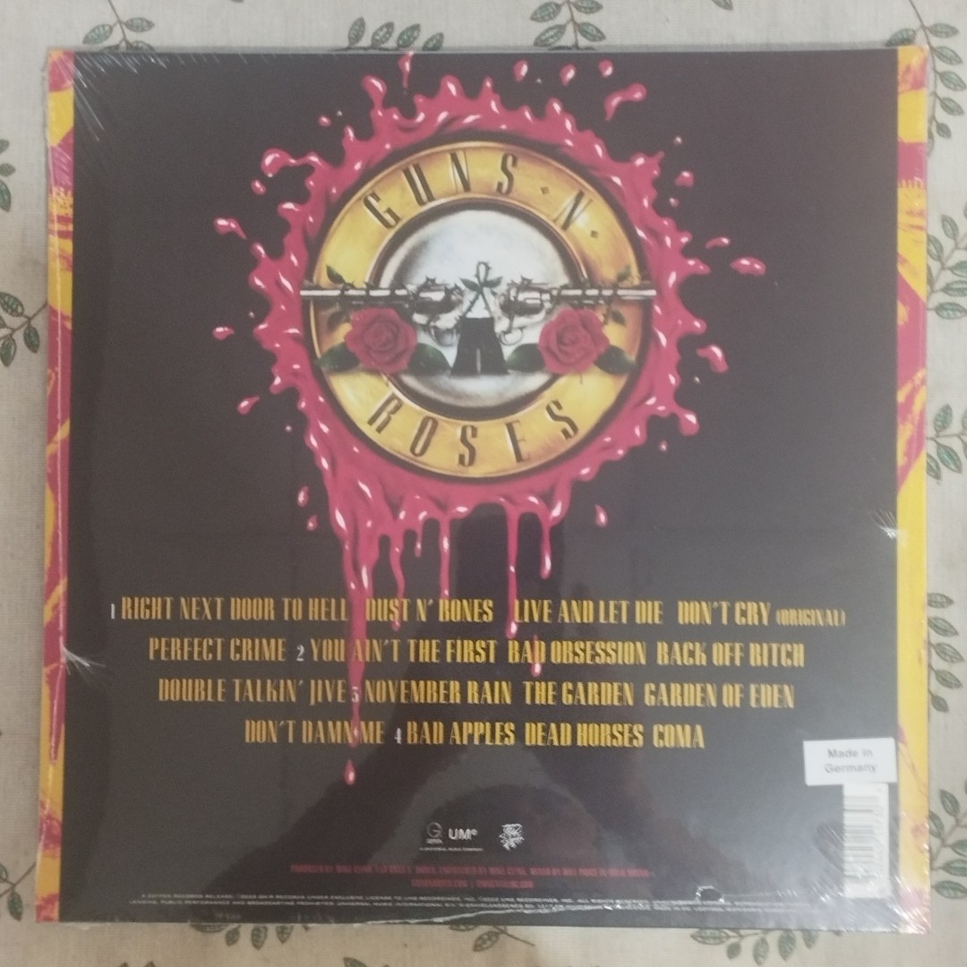 Đĩa than - LP record -  Guns N Roses ‎– Use Your Illusion 1 - New vinyl