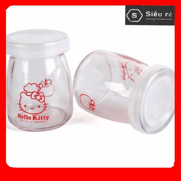 Bộ 12 hũ thủy tinh làm sữa chua dễ thương 7 cm - Hũ Yaourt - Hủ sữa chua thủy tinh (LA3039)