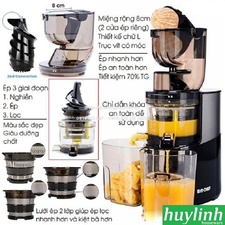 Máy ép trái cây chậm Biochef 888 Pro - Made in Úc - Hàng Chính Hãng