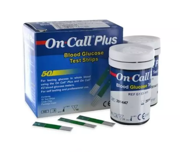 50 que thử tiểu đường On call plus của hãng ACON/Mỹ, dùng cho máy On call plus và On call EZii