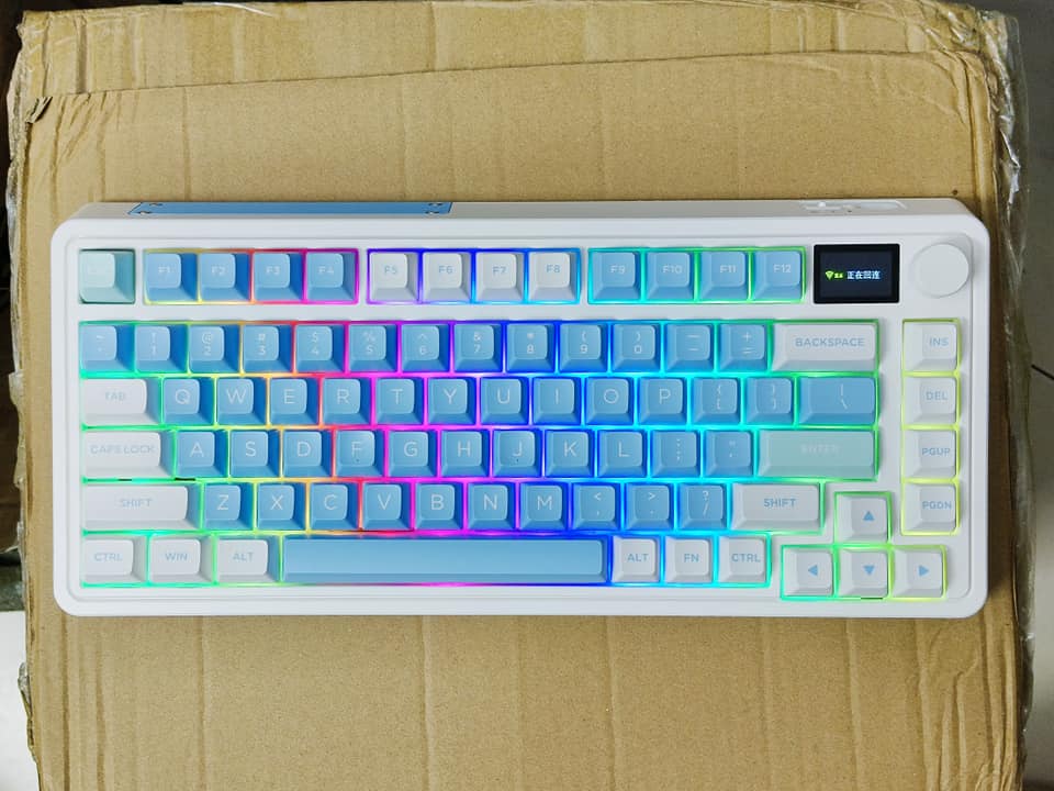 Bàn phím cơ FL-Esports CMK75SAM Lake Placid Blue/Desert Grey