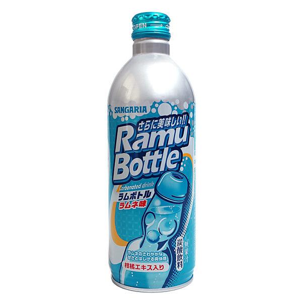 Nước giải khát có ga Soda vị chanh Ramune Sangaria 500mL