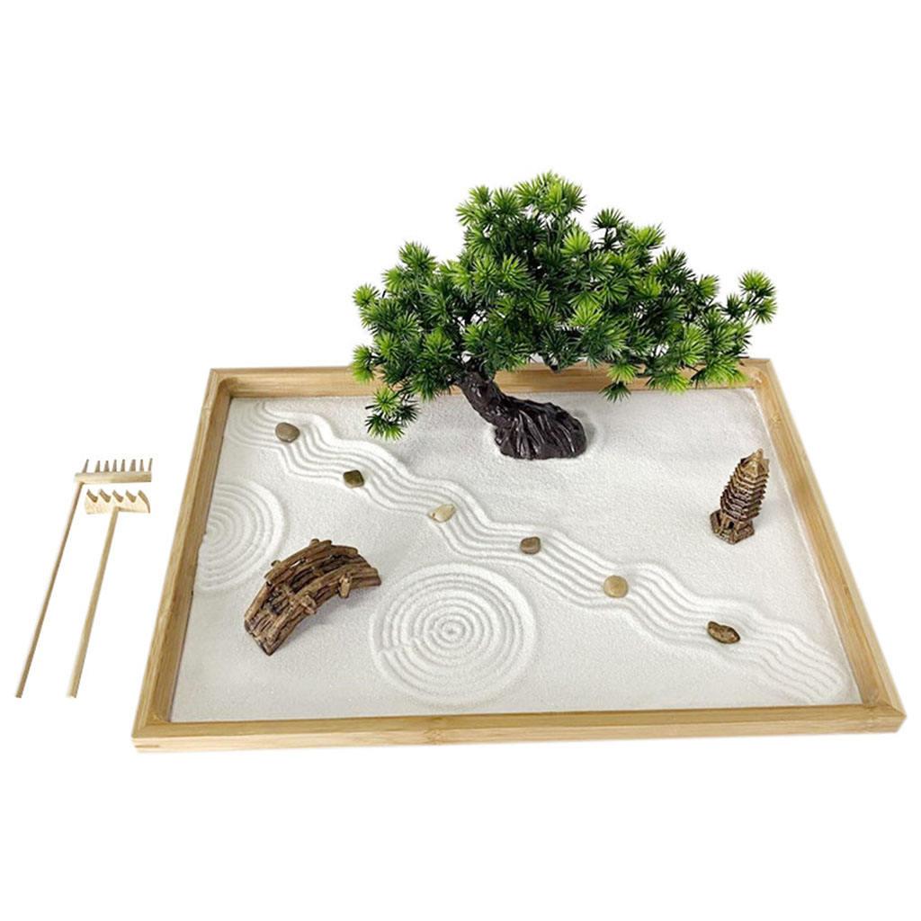 Mini Zen Garden Accessories Zen Garden Kit Chinese Garden Sand Meditation