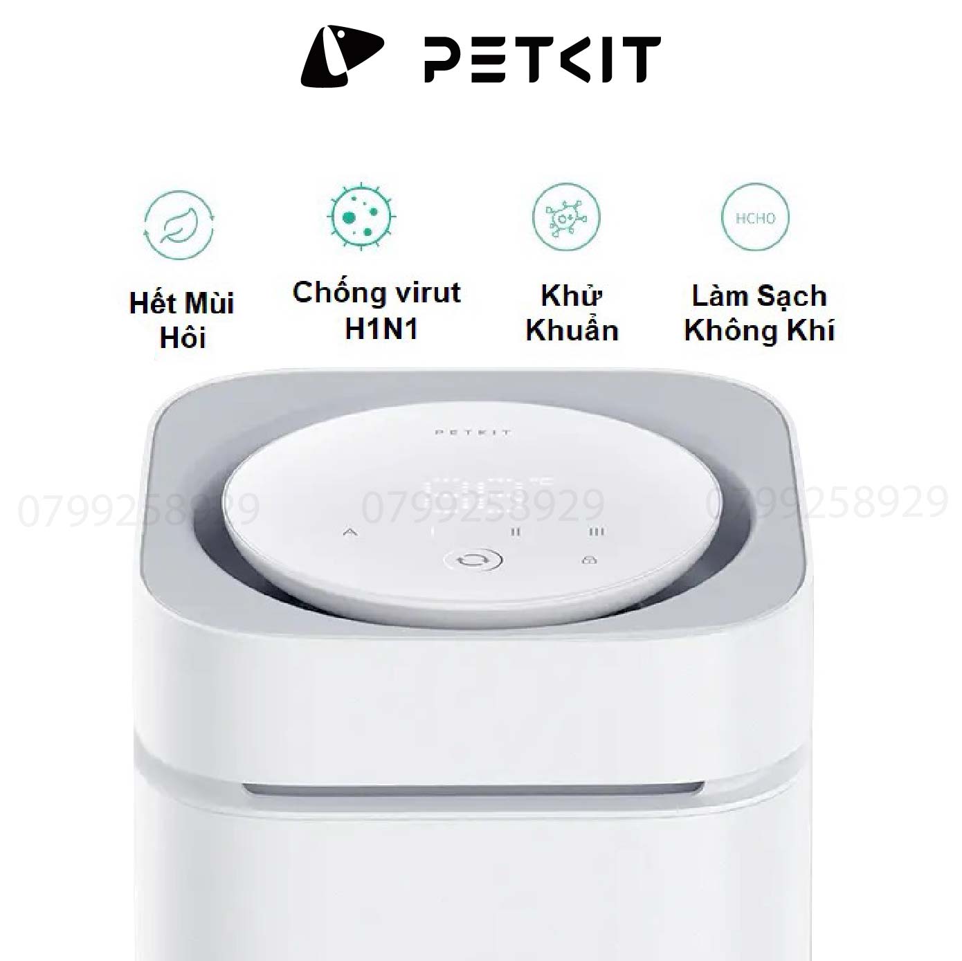 Máy Khử Mùi Diệt Khuẩn Petkit Air Magicube