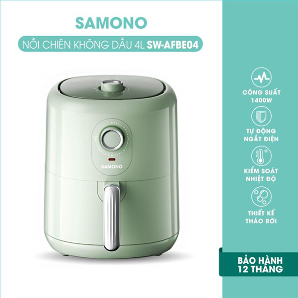 Nồi Chiên Không Dầu Samono SW-AFBE04 4L Hàng Chính Hãng