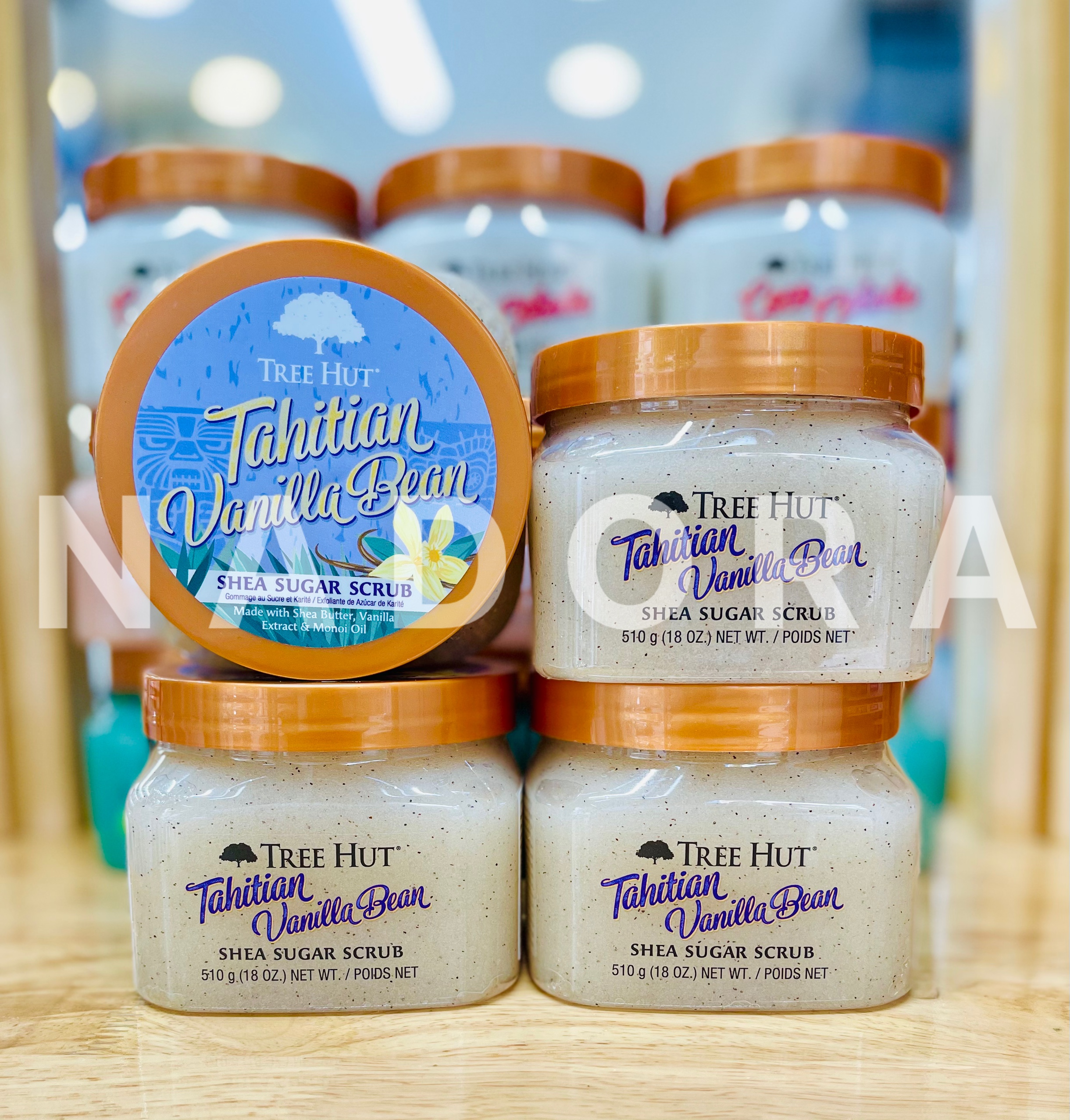 Tẩy Da Chết Toàn Thân TREE HUT SHEA SUGAR SCRUB TAHITIAN VANILLA BEAN (510g)