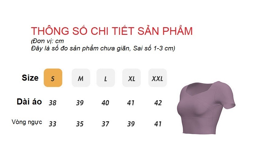 Bộ quần áo tập gym yoga 2 món, áo croptop ngắn tay có mút đệm và quần dài ôm body, tôn dáng