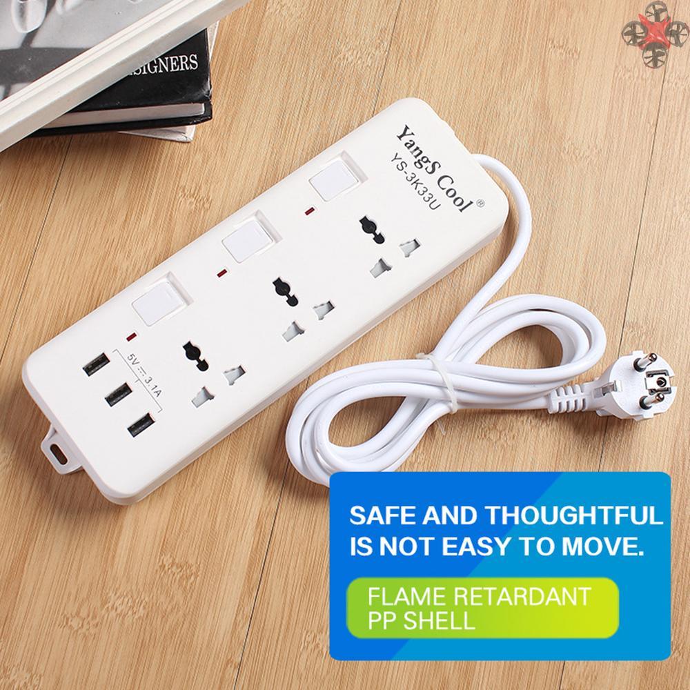Ổ Cắm Điện Có Cổng Usb 250v, 10a, 2m