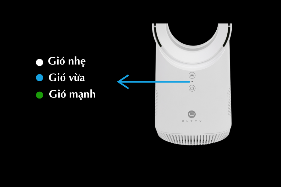 Quạt không cánh để bàn U ULTTY PETIT LIDI - Hàng chính hãng