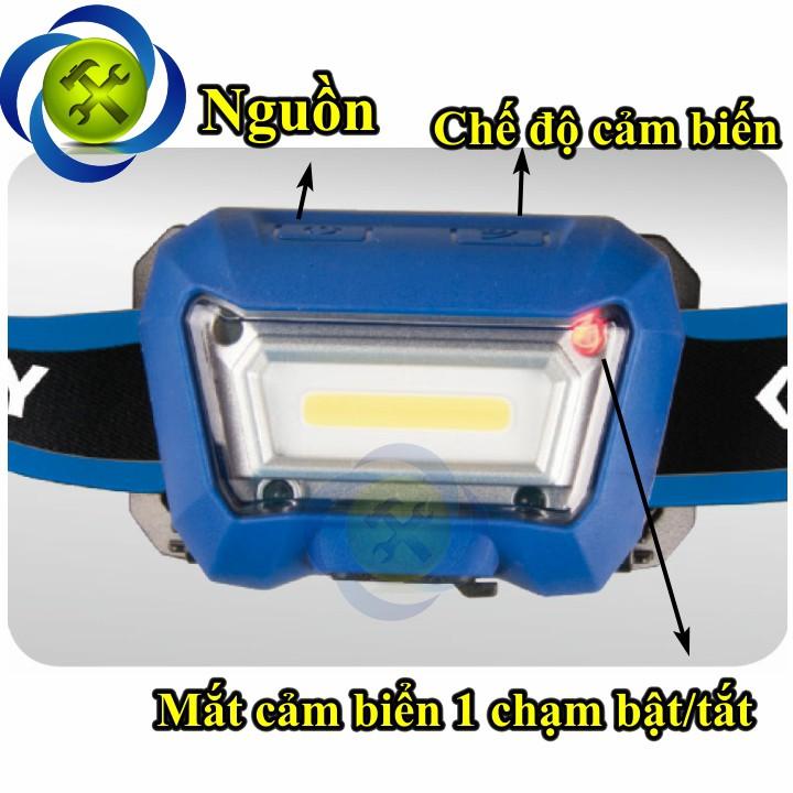 Đèn led đội đầu Kingtony 9TA52B tắt - bật đèn không cần chạm tay