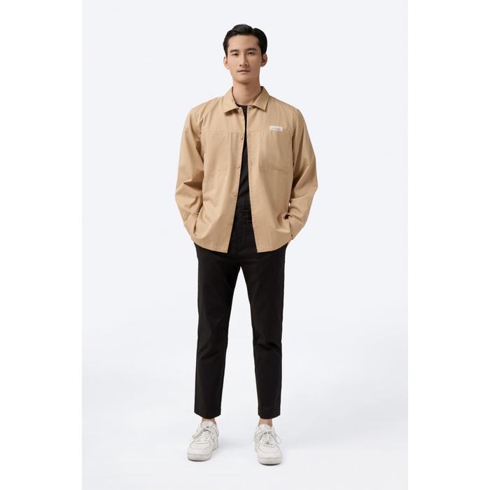 QUẦN DÀI KAKI NAM DOBBY FORM SLIM CROP - 10F22PCA009 | LASTORE MENSWEAR