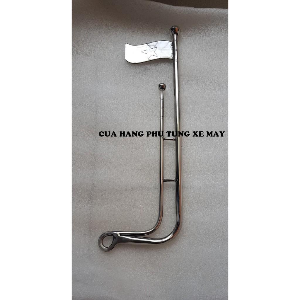 Cột cờ inox gắn trang trí các loại xe