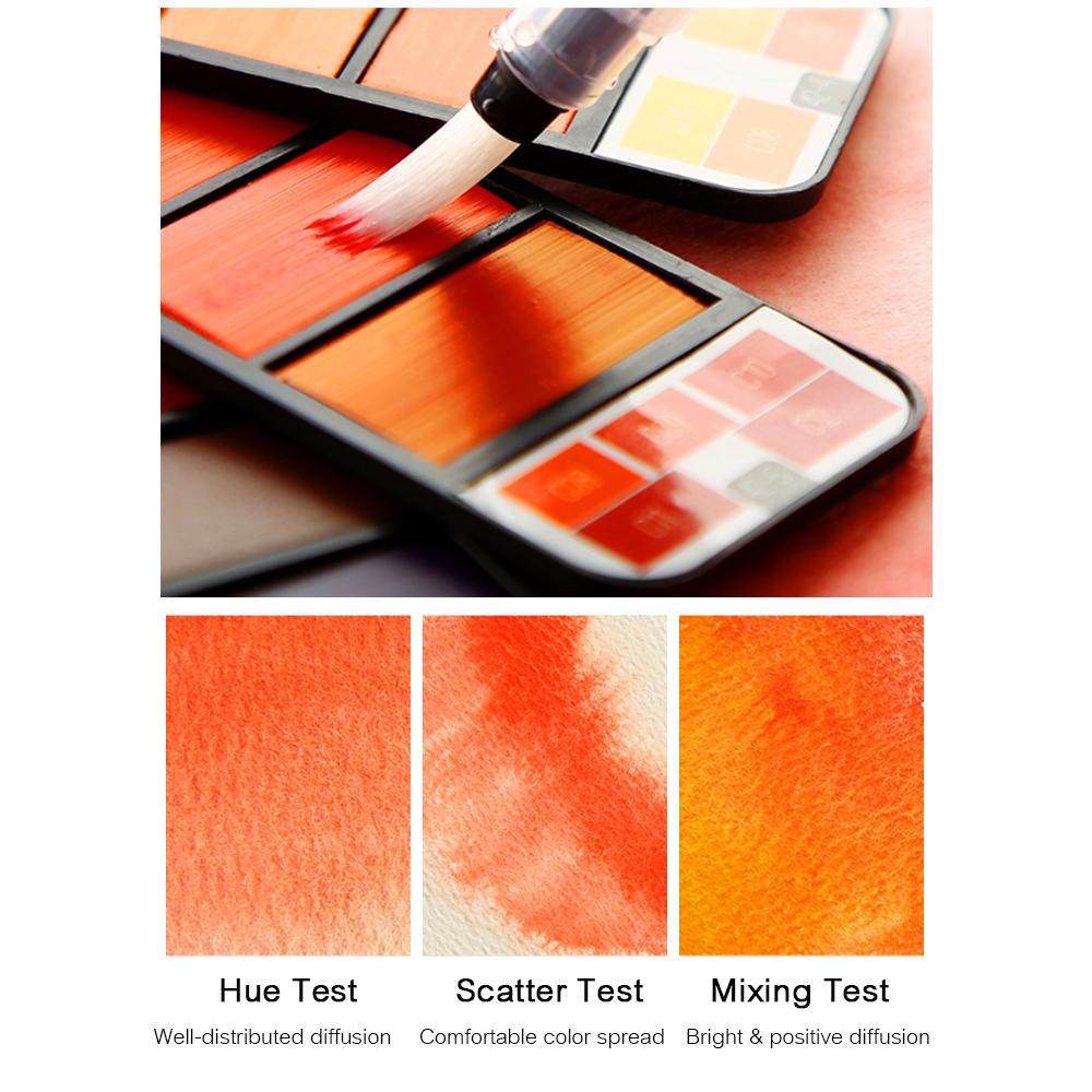 Bộ sơn nước gồm 42 màu và cọ