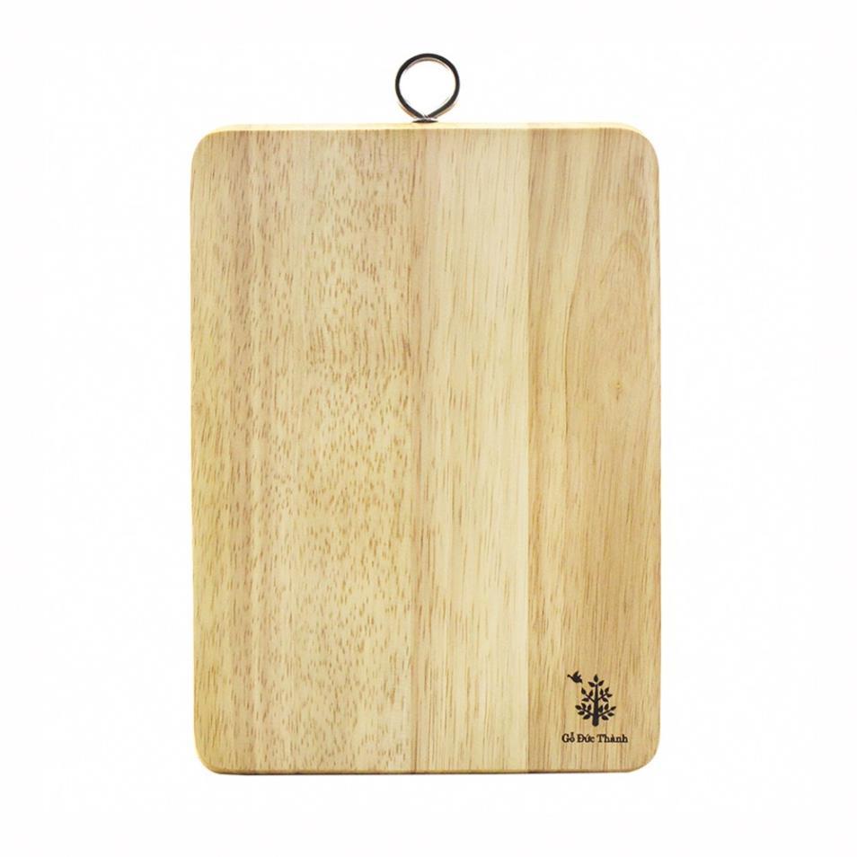Thớt gỗ cao cấp, an toàn, Thớt chữ nhật, có khoen | Mina Shop Q12- 03021Q12