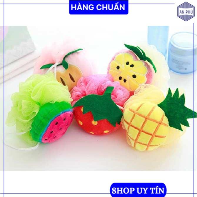 Bông tắm tạo bọt hình trái cây