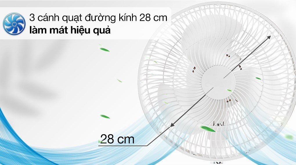 Quạt Sạc Tích Điện  S.H 7115