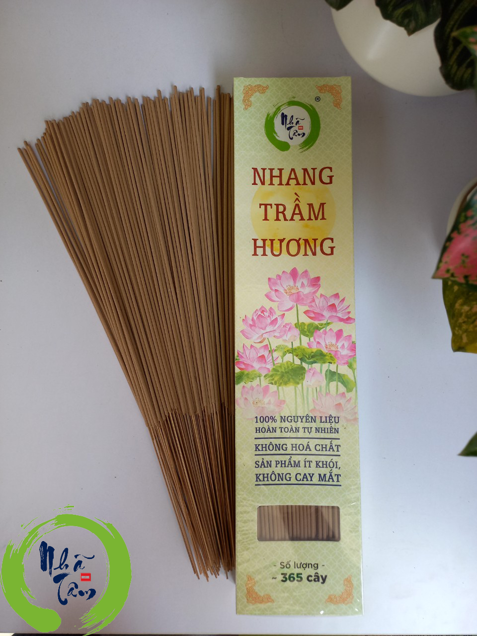 NHANG TRẦM HƯƠNG - 40CMX500G TĂM ĐỎ