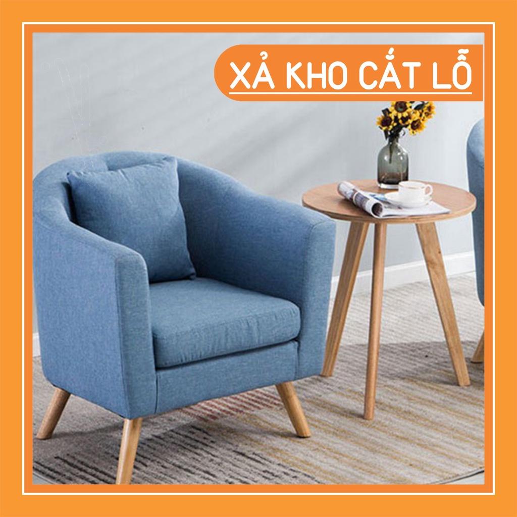 SIÊU ĐẸP Ghế Sofa đơn, Ghế Sofa gỗ đơn vaỉ nỉ cao cấp tại Nghệ Thuật Việt Siêu rẻ