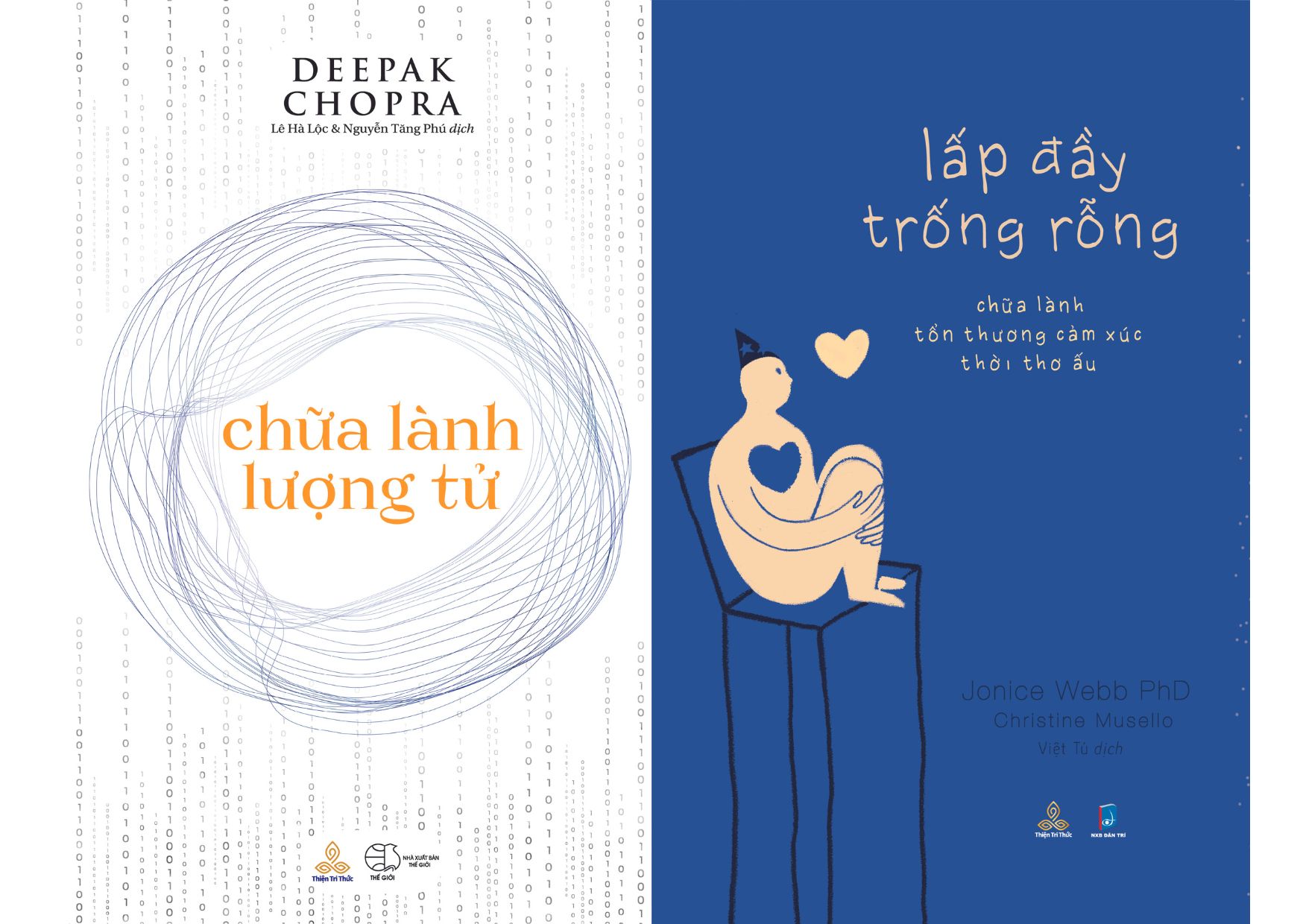 Combo sách Chữa Lành Lượng Tử và Lấp Đầy Trống Rỗng