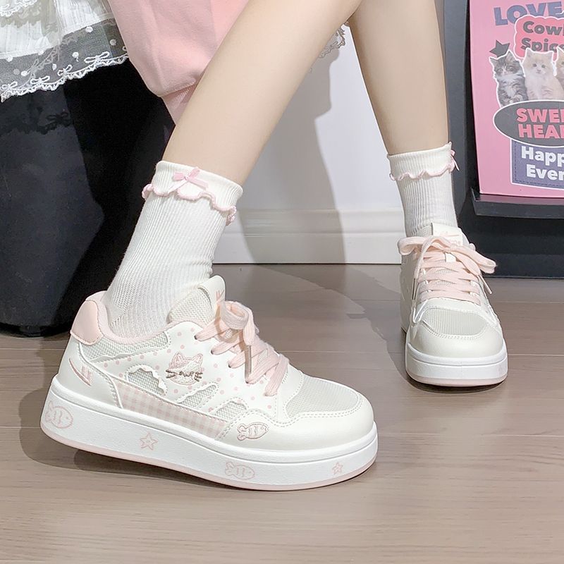 Giày thể thao nữ đế êm nhẹ, thoáng khí đế cao su đúc, chống trơn trượt hạn chế mòn – GNU2112