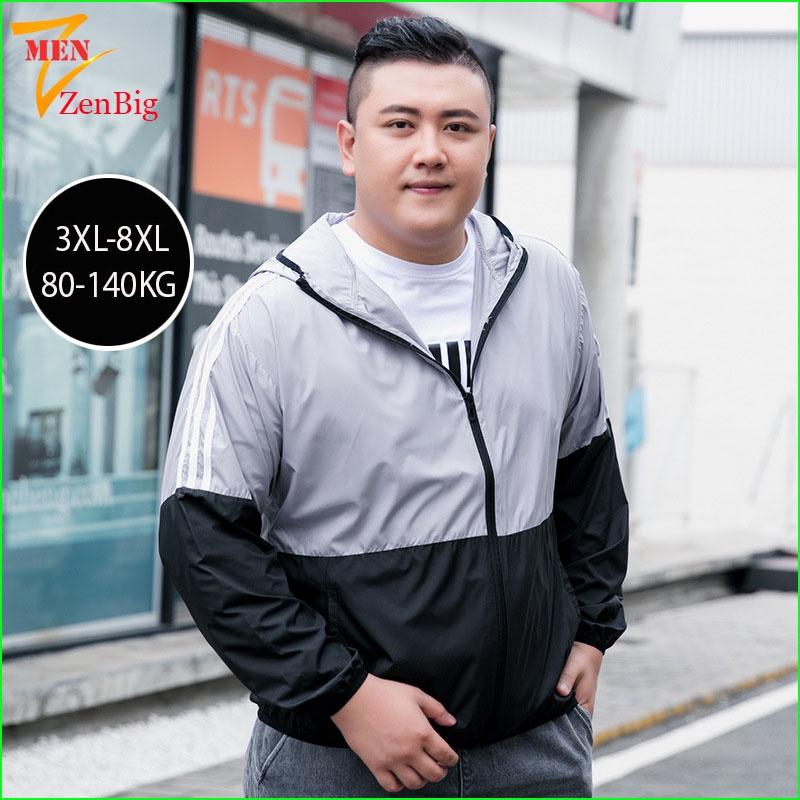 Áo Chống Nắng Vải Gió Dành Cho Người Mập Người Béo, Hàng Big Size Ngoại Cỡ 3xl-8xl