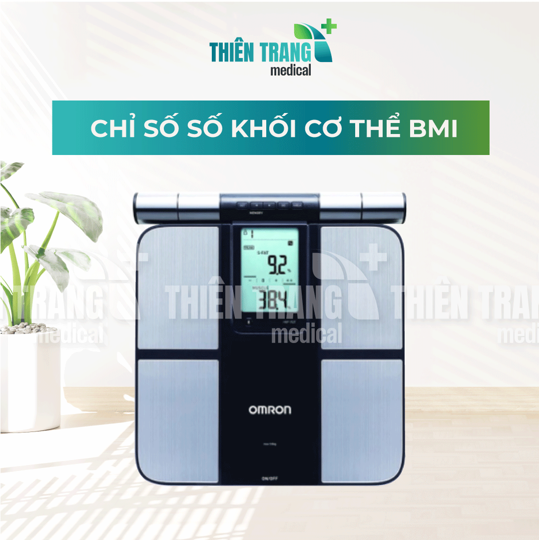 Máy đo thành phần, phân tích lượng mỡ cơ thể OMRON HBF-702T Thiên Trang Medical