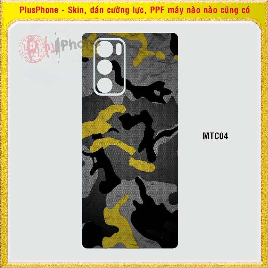 Dán Skin cho điện thoại LG Wing 5G màu matrix camo