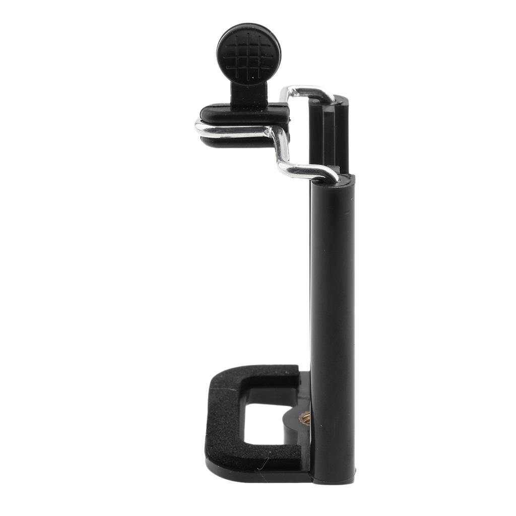 2 Pieces Universal U-type Mobile Phone Holder Stand Clip Bracket U-type Tripod Selfie Mount Adapter for iPhone,for SAMSUNG,Huawei ect,Work on Tripods,Monopod,Selfie Sticks -Black