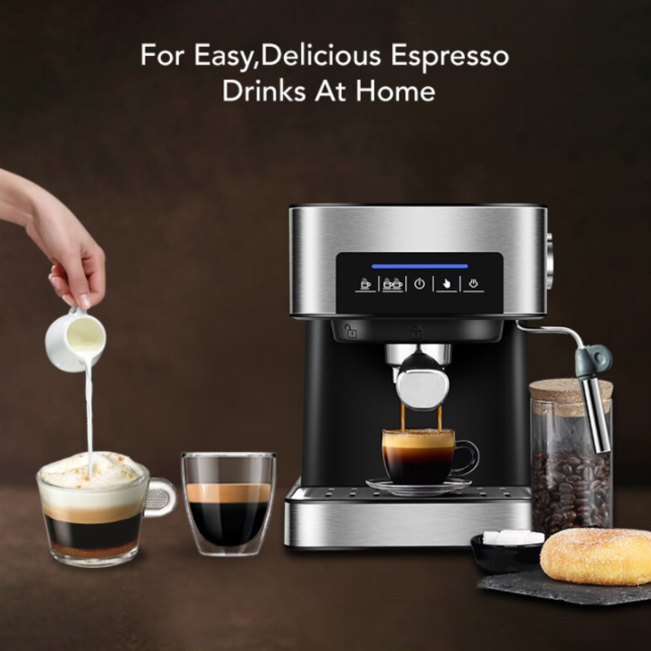 Máy pha cà phê Espresso BioloMix CM6863, công suất 850W, áp suất bơm 20 bar, màn hình điều khiển cảm ứng- Hàng chính hãng