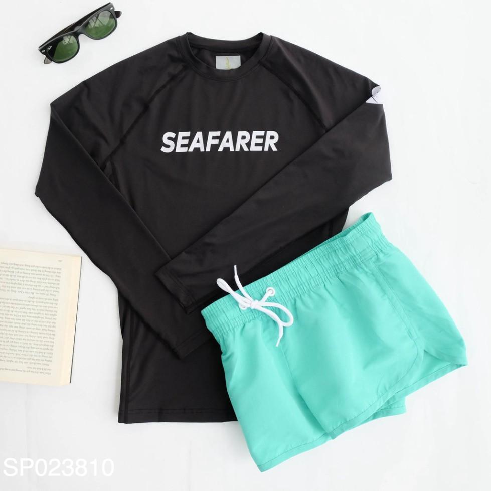 Áo bơi dài tay Seafarer Hàn Quốc Vải co giãn, nhanh khô, giữ nhiệt cực tốt