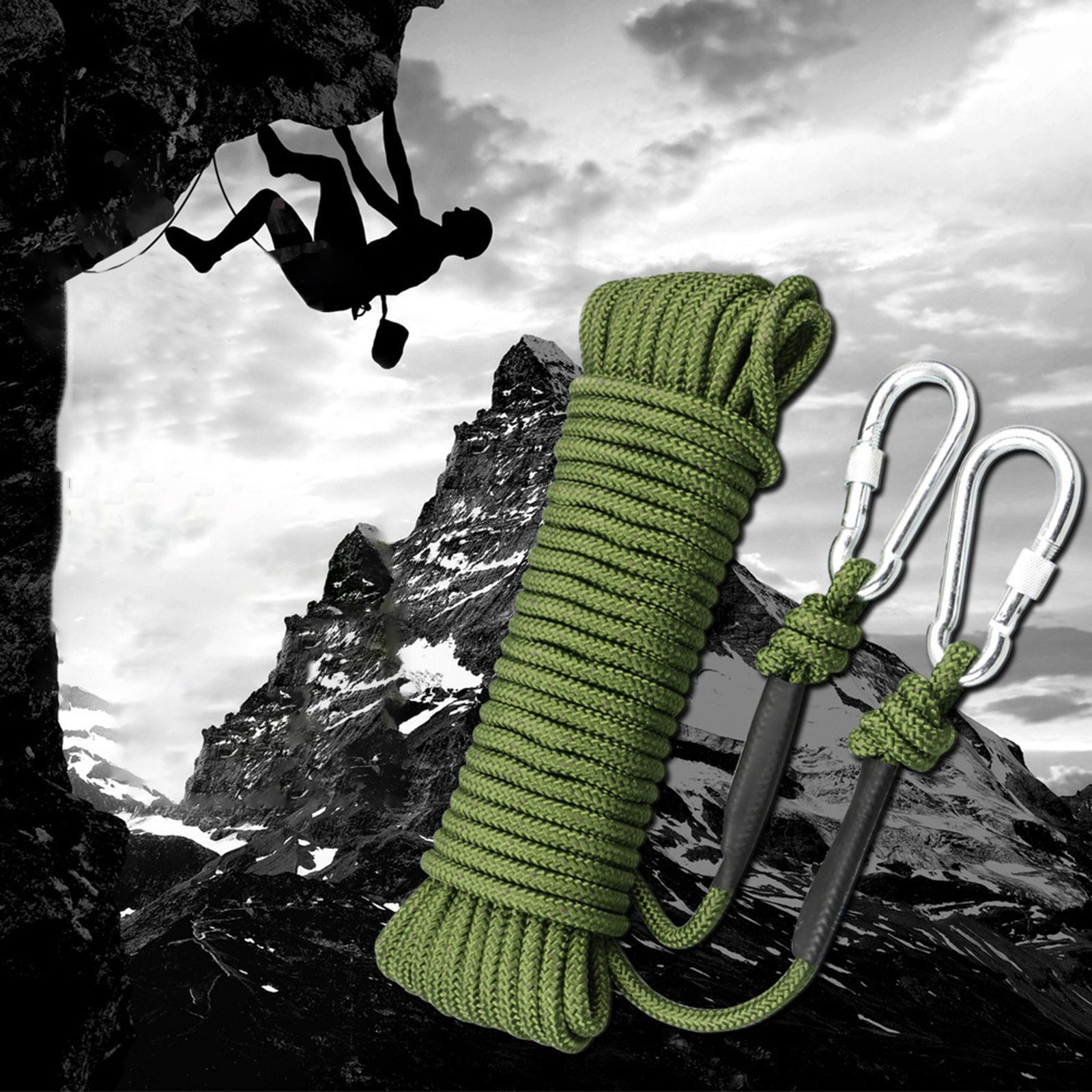 Static Rock Climbing Rope Fire Escape Rappelling Rope for Mountain Climbing Emergency