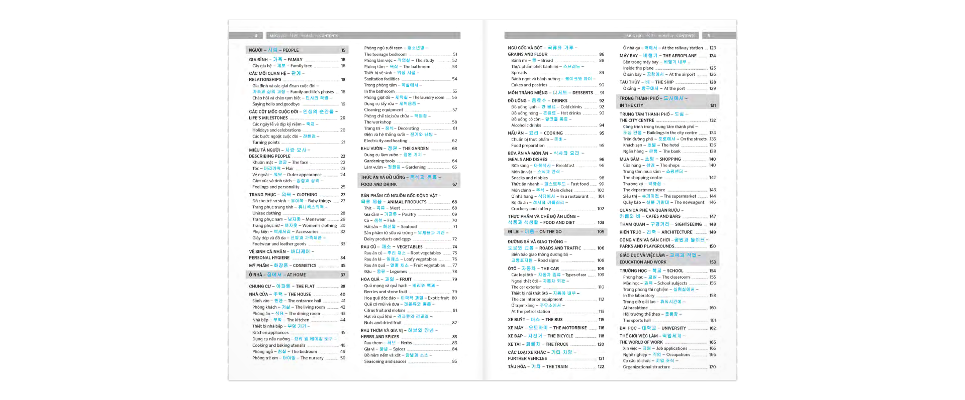 PONS GENERAL REFERENCE – TRILINGUAL VISUAL DICTIONARY Vietnamese–Korean–English