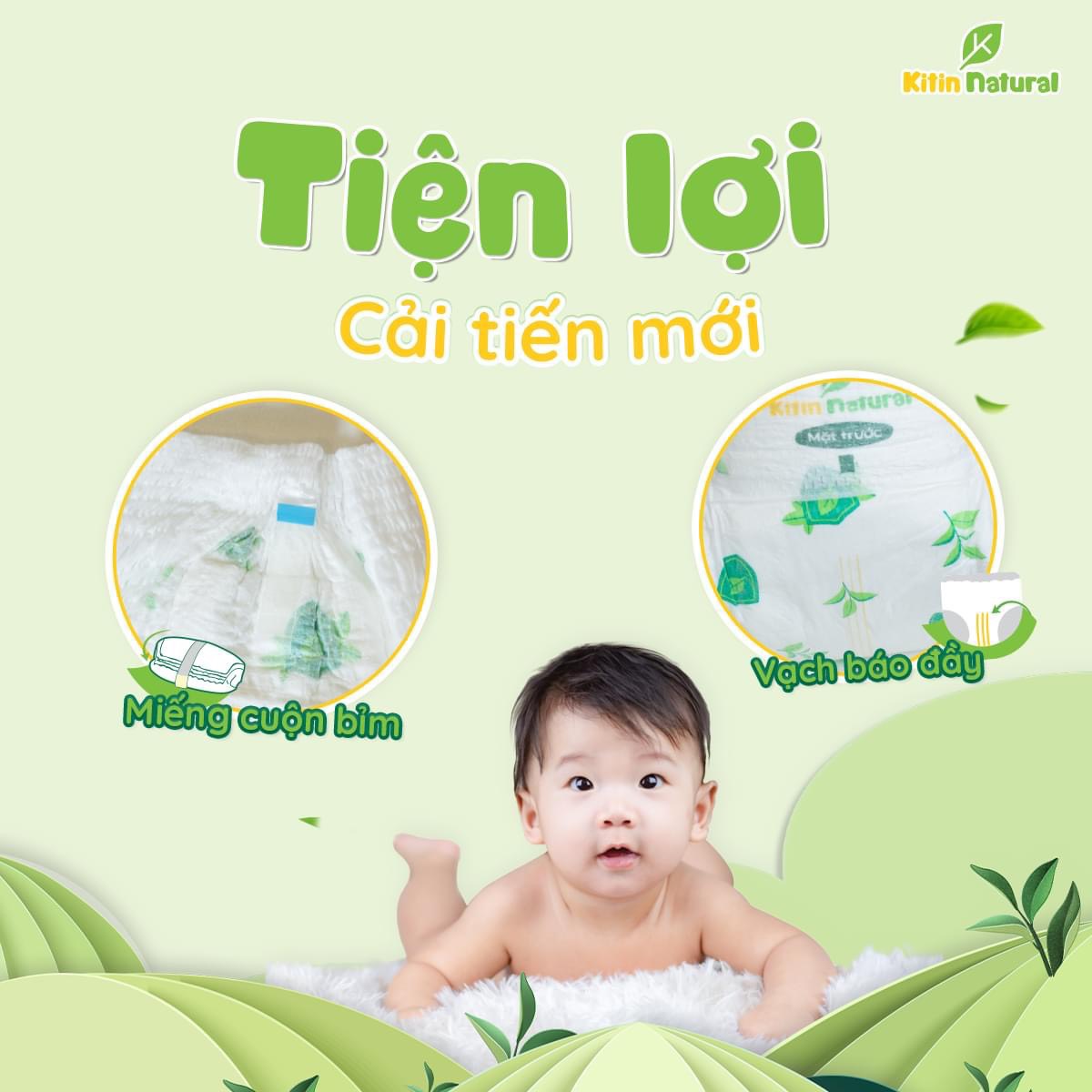 Tả quần Kitin Natural size M44 (6-10kg)