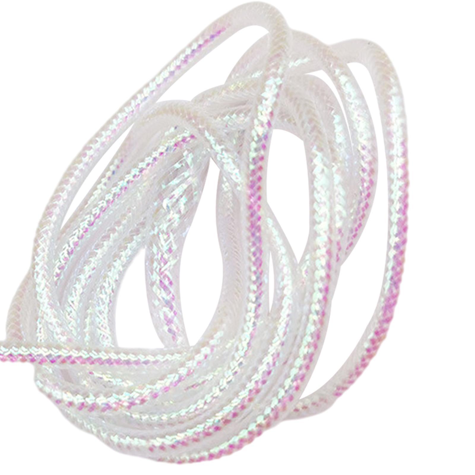 Fly Tying Materials Dia. 2/4/6mm Round Holographic Cord Braid Mylar Tube for Fishing Accessories