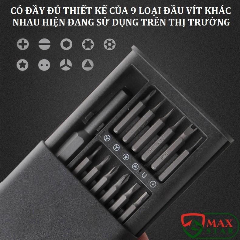 Bộ tô vít đa năng mini 24 đầu cao cấp siêu bền Tô vít sửa điện thoại Tô vít điện