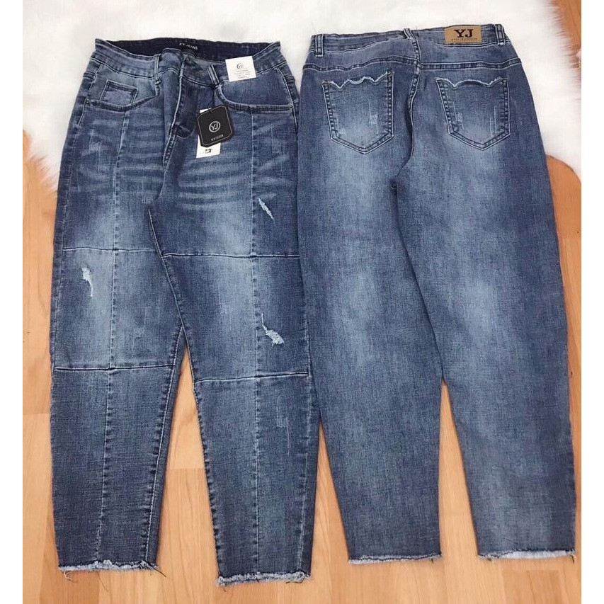 Quần Jeans bigsize Nữ Siêu Co Giãn
