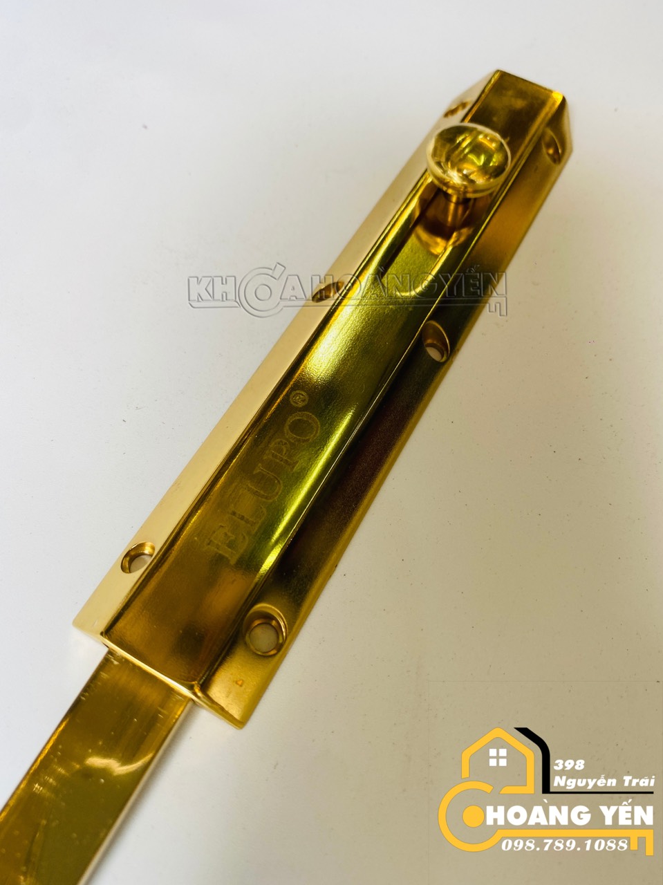 Chốt cửa không khóa bằng đồng 60cm cho cửa gỗ