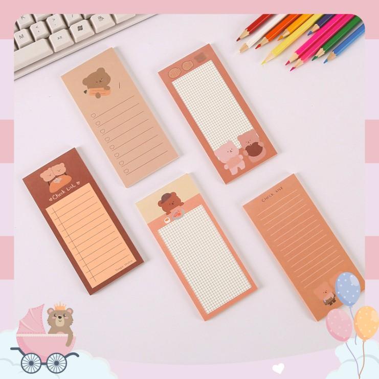Set 50 tờ Giấy Note, Giấy Ghi Chú, Note To Do List Dễ Thương