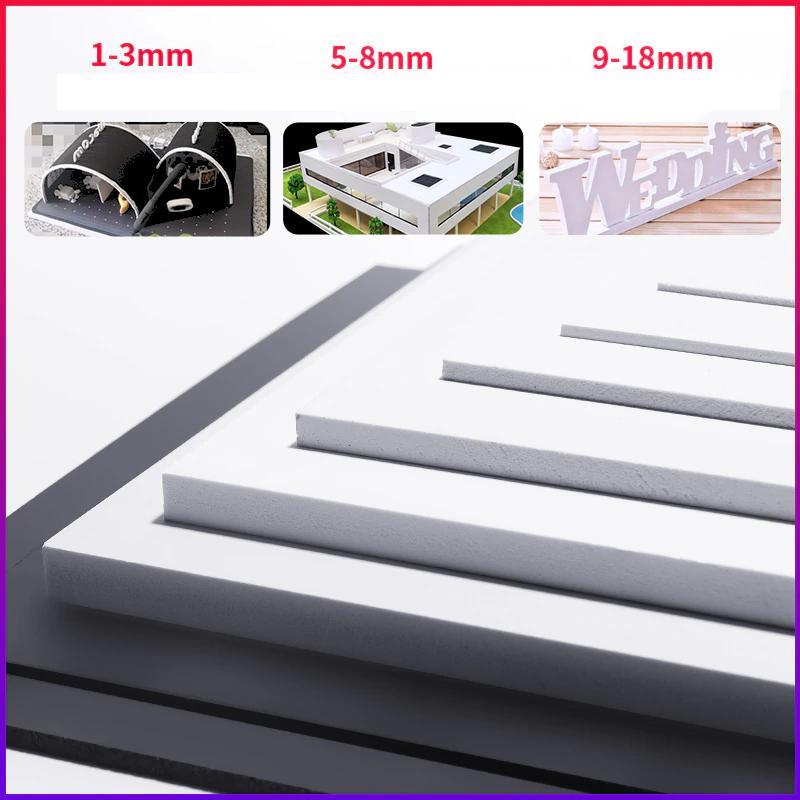 Tấm bìa fomet A2 A3 làm mô hình dày 3mm,5mm,10mm,15mm,18mm màu trắng làm mô hình, Decal, logo, trang trí
