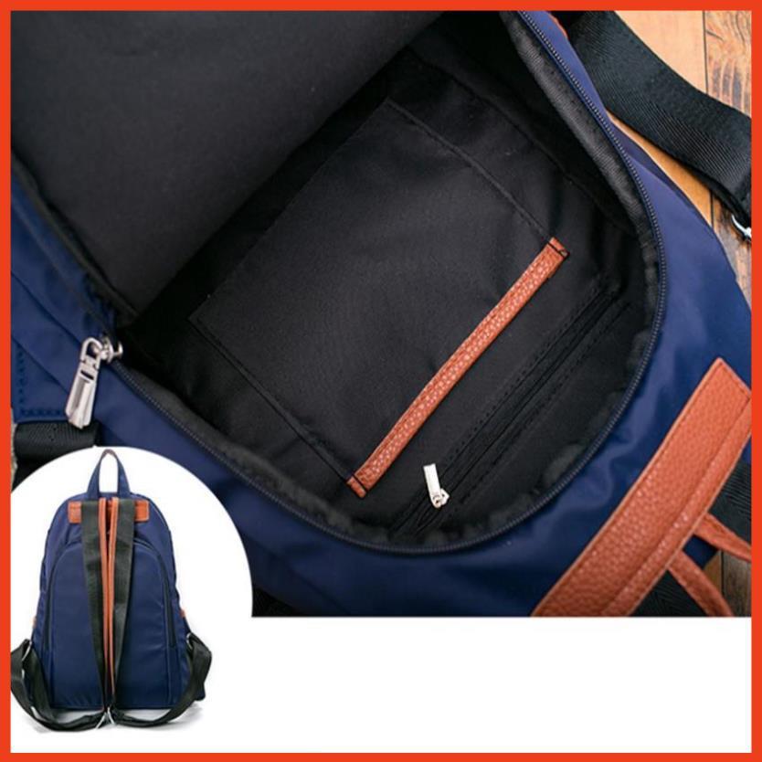 Balo TLG Ba Lô Phối Da Thời Trang Phong Cách Hàn Quốc Đồ Da Thành Long TLG 208066