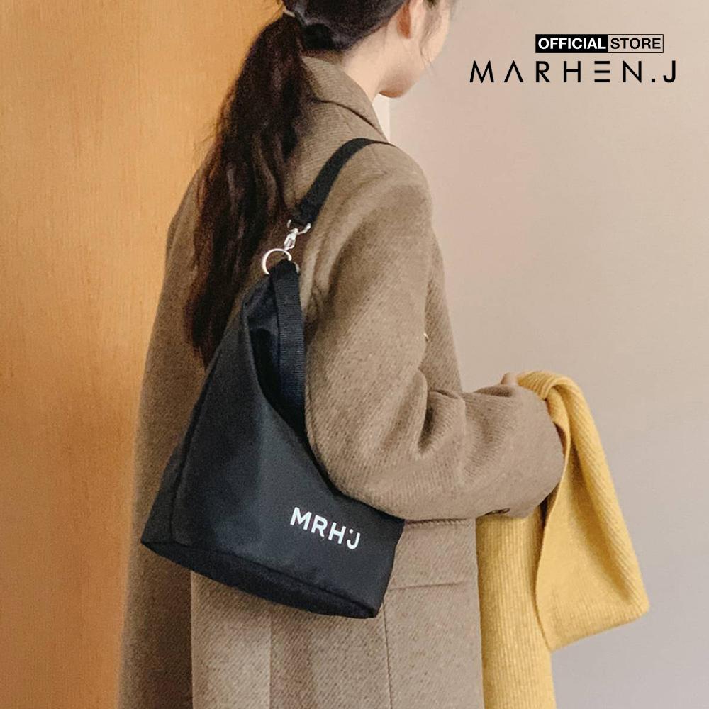 Marhen.J - Túi đeo vai chữ nhật nắp gập Manon MJ22DMANON-BK