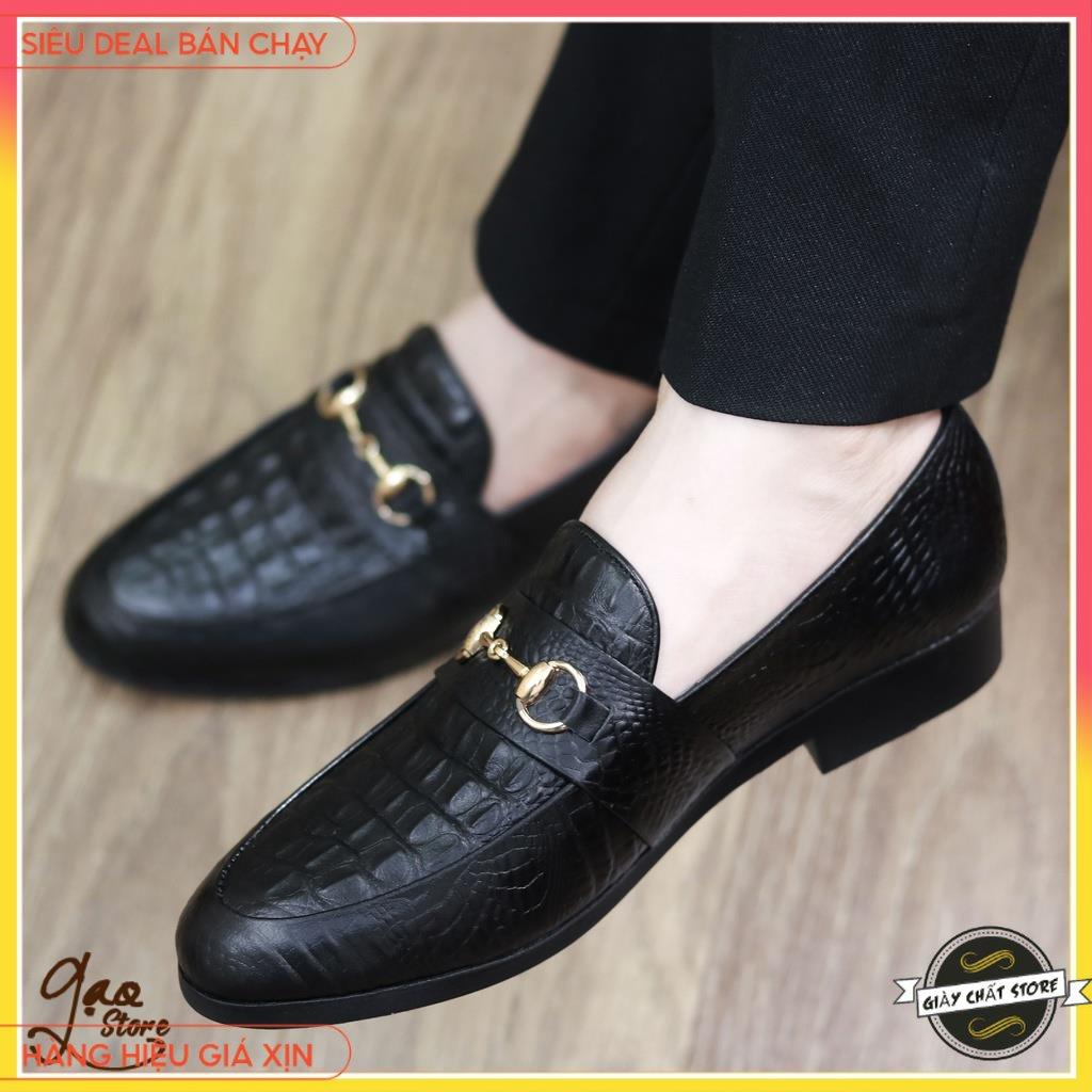 Giày Lười Nam Dập Vân Cá Sấu  Mã L180