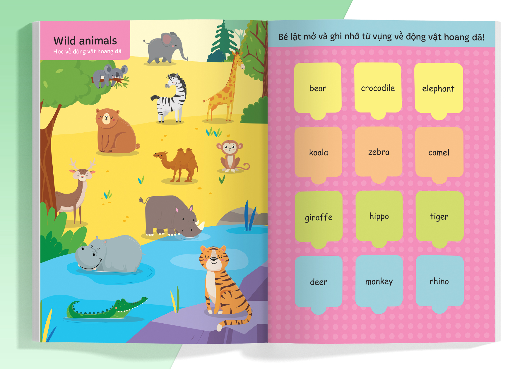 Lật Mở Từ Vựng Tiếng Anh Đầu Tiên Cho Bé - Cuốn 3 _MEGA