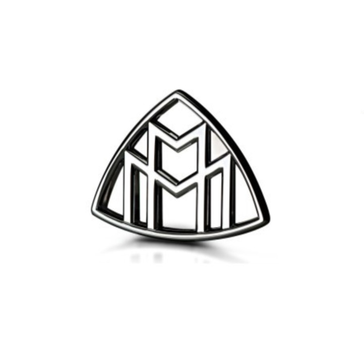 Logo biểu tượng MAYBACH Inox cao cấp dán sau xe G80706