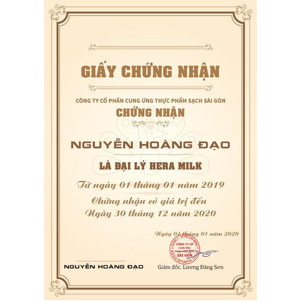 Combo 2 hộp chất xơ hòa tan Hera Happy dễ uống, hỗ trợ táo bón cho cả gia đình, giúp các bé có hệ tiêu hóa tốt