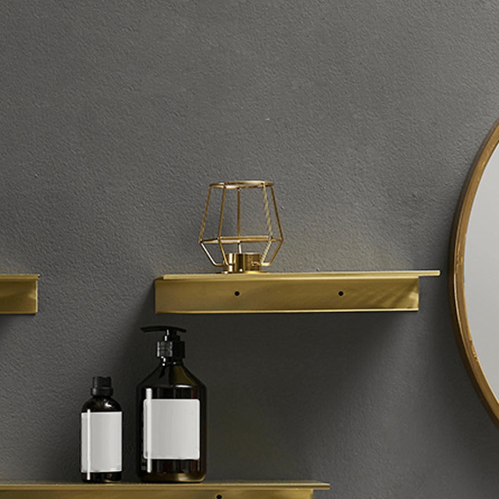 Floating Shelves Wall Mounted Shower Storage Rack for Wall Restaurant Bedroom Garage