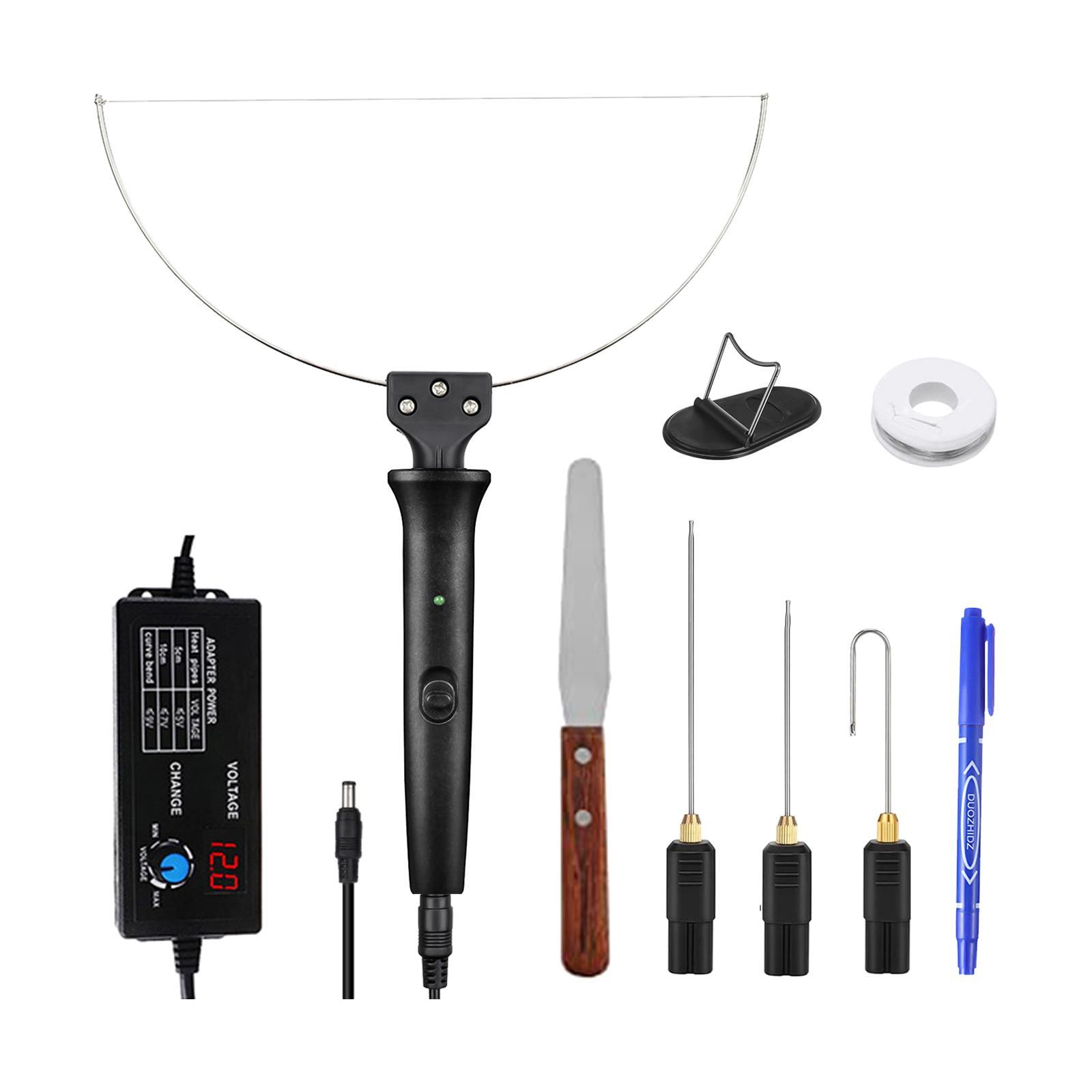 Electric Hot Wire Cutter Pen DIY with Digital Voltage Controller Foam Cutter