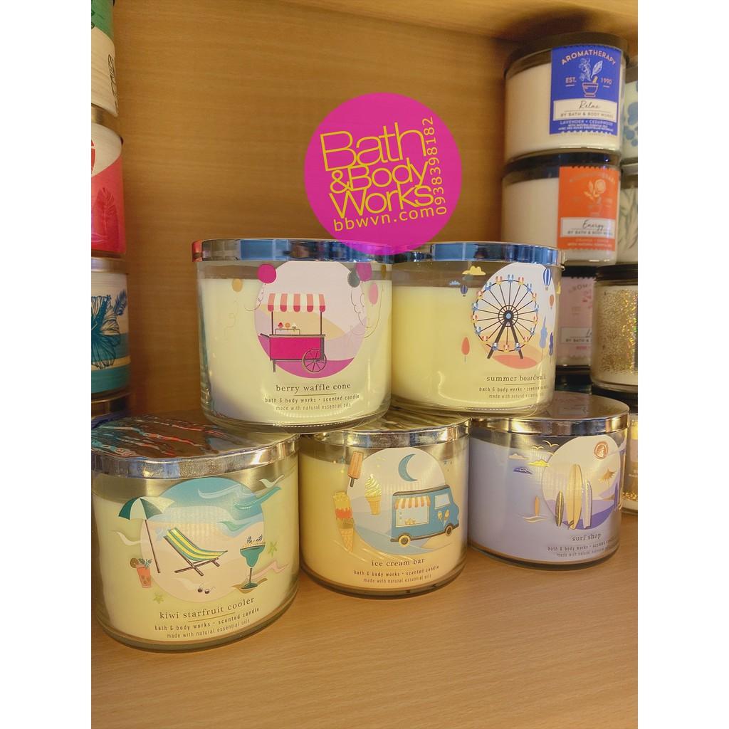 Nến thơm Bath and Body Works Surf Shop 3 bấc