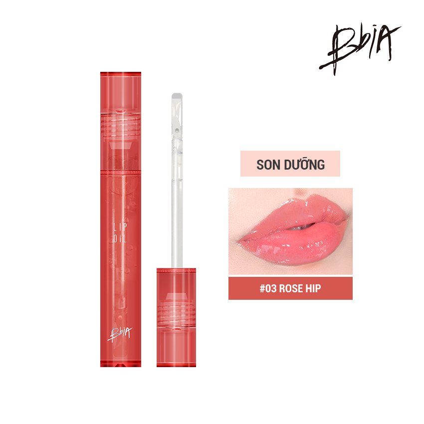 Combo Perfect Lips gồm 2 cây Son Kem Lì BBIA Final Tint 07 và Son Dưỡng Bóng Trong Suốt BBIA Lip Oil tặng gương