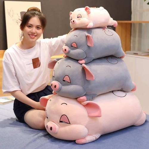 Bộ Chăn Gối Ngủ 3 Trong 1 Hình Heo Đáng Yêu